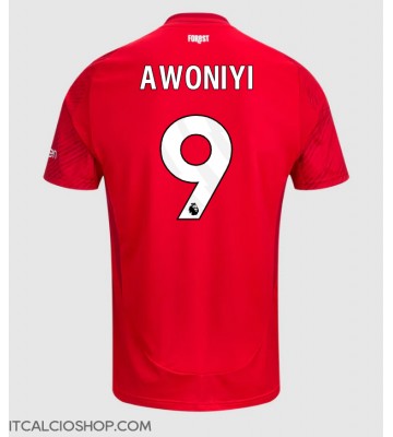 Nottingham Forest Taiwo Awoniyi #9 Prima Maglia 2024-25 Manica Corta